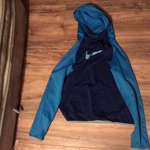 Blue nike hoodie